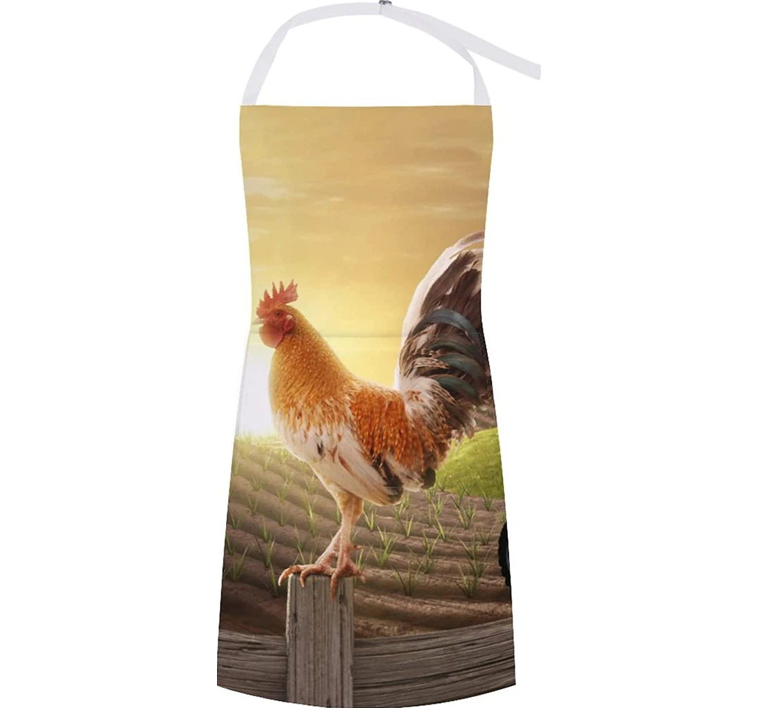 Sunrise Rooster Apron