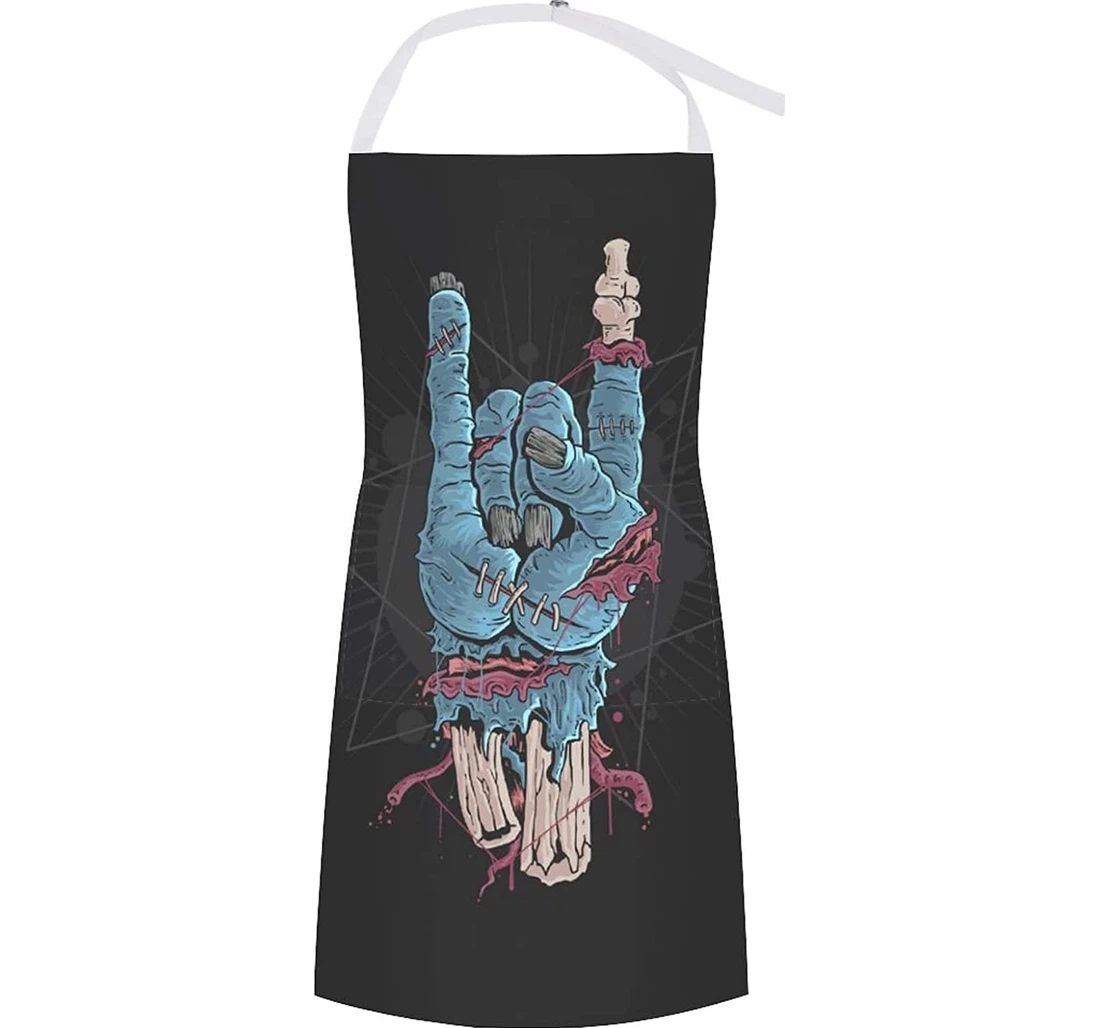 Zombie Hand Bones And Blood Apron