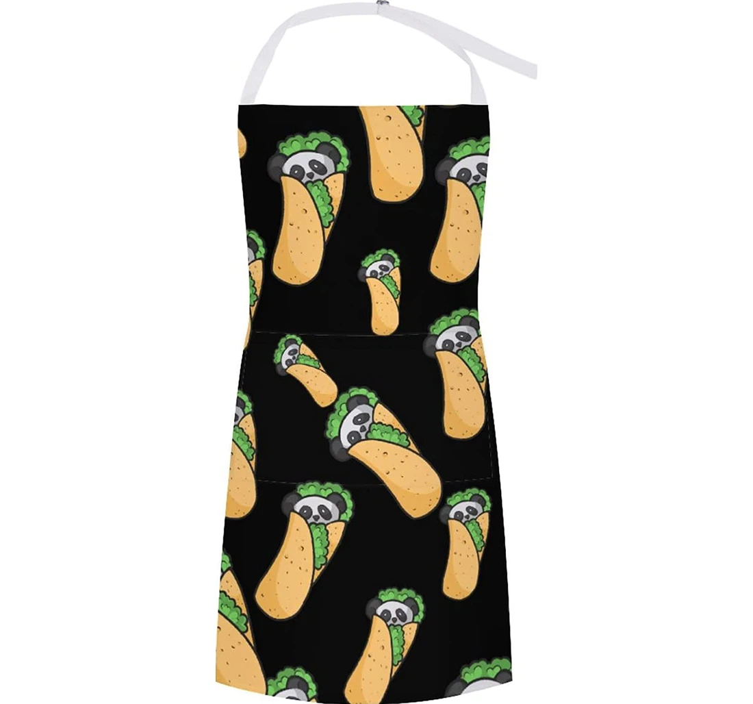 Panda Burrito Taco Cute Apron