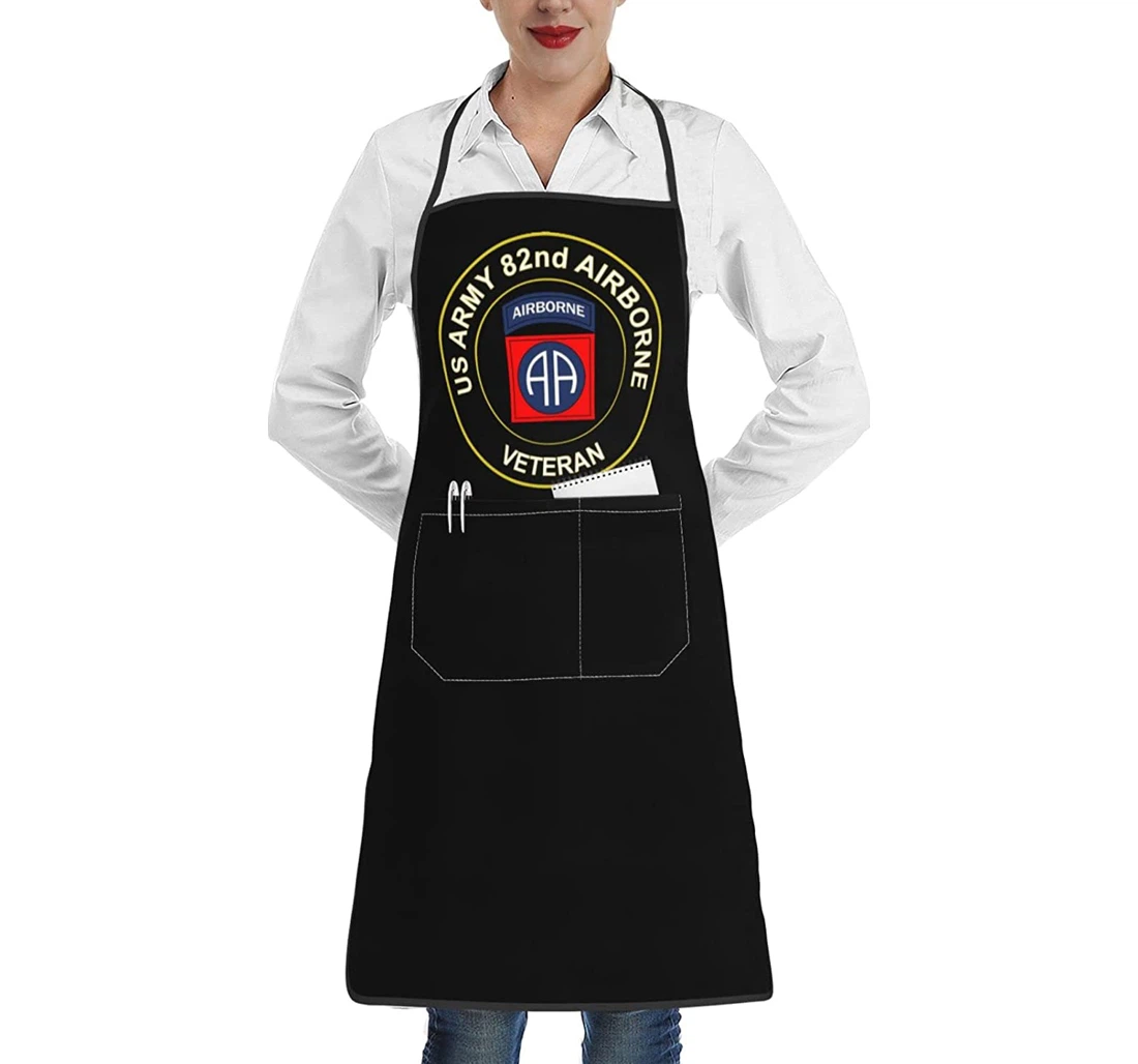 Us Army Veteran Nd Airborne Pocket Wai Cloth Chef Apron