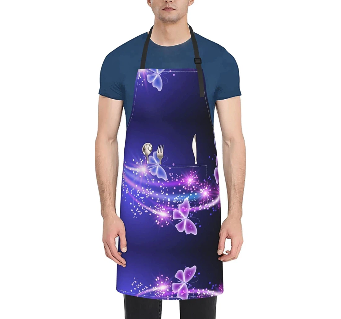 Butterfly Purple Apron