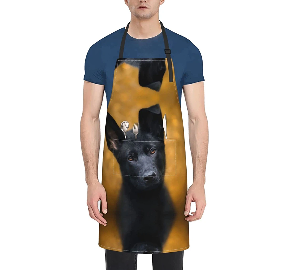 Black German Dog Apron