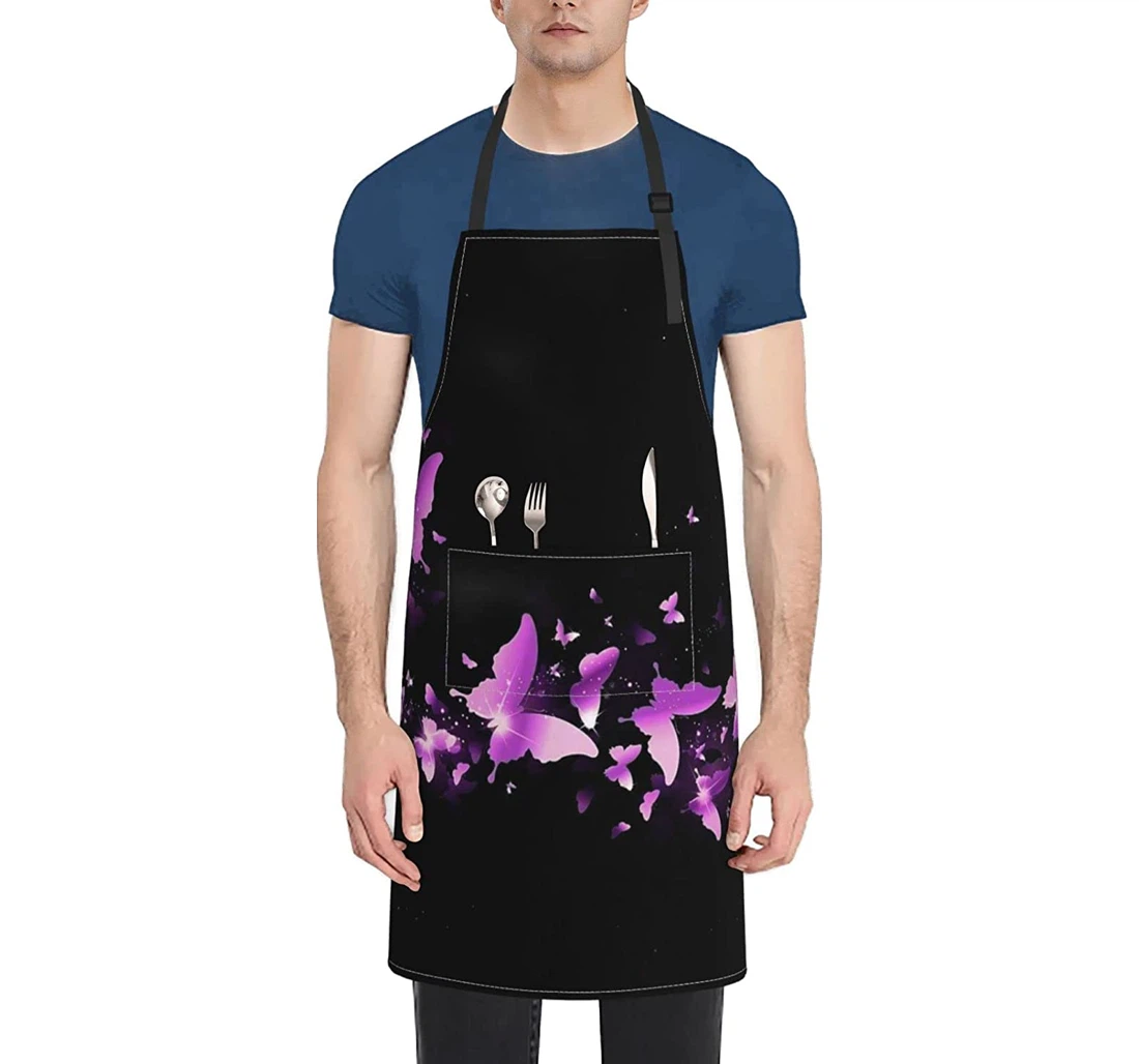 Butterfly Purple Apron