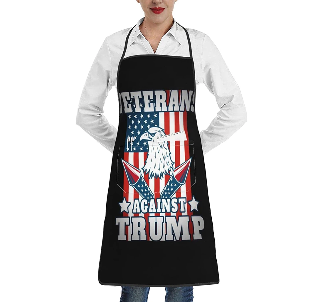 Veterans Against Trump Pocket Wai Cloth Chef Apron