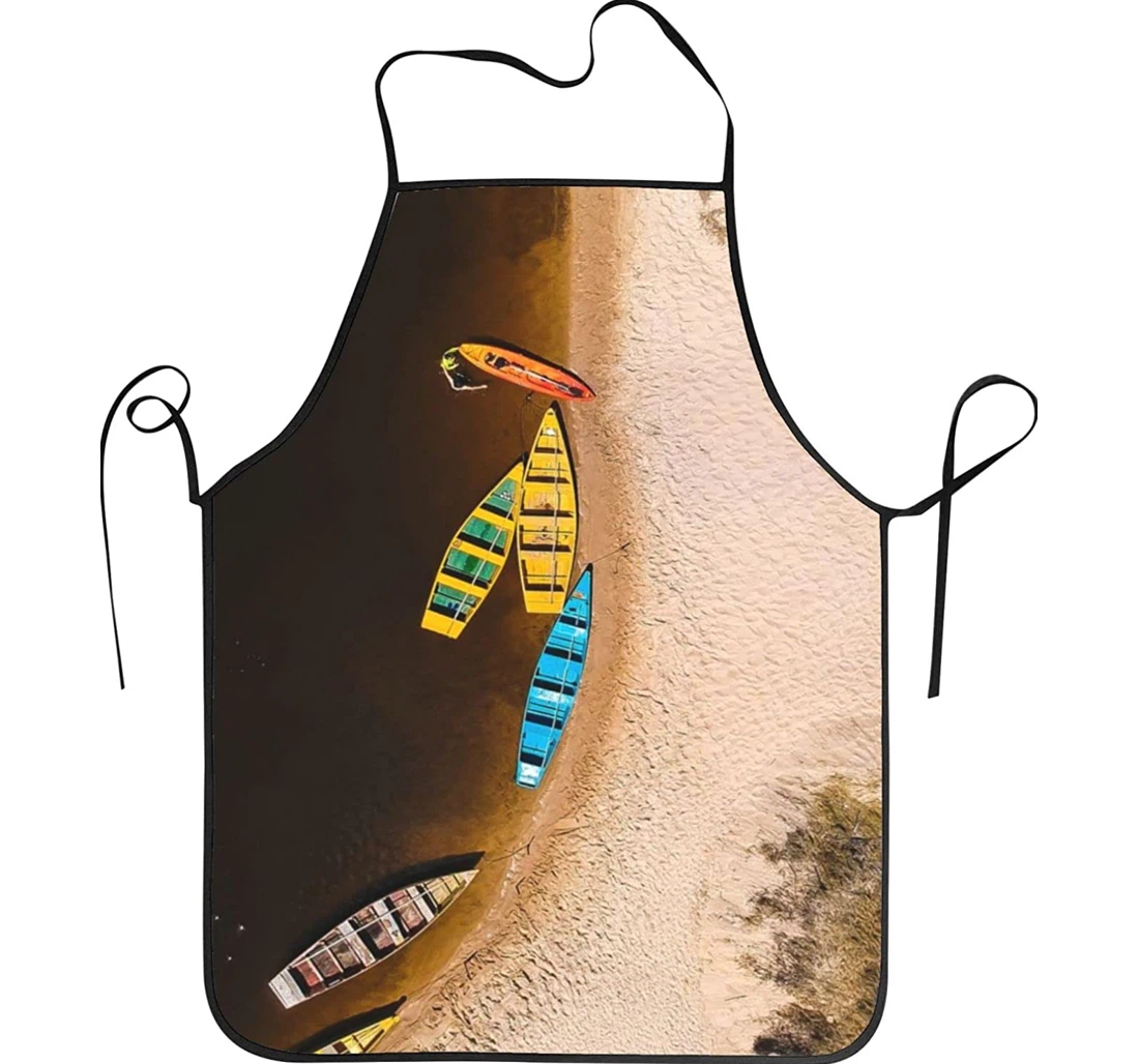 Beach Tourism Washable Stain And Drip Resistant Durable Wide Use X Inches Apron