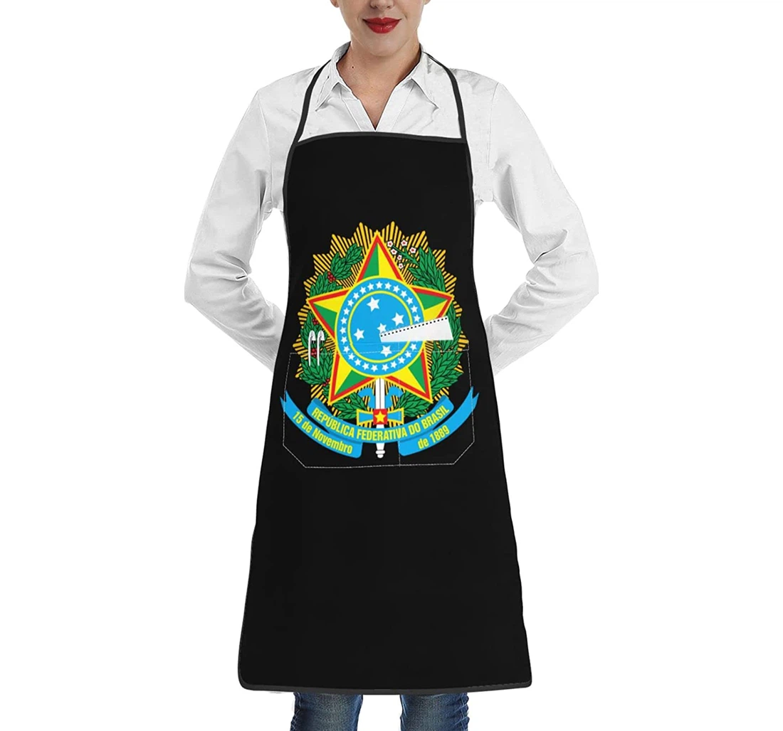 Emblem Of Brazil Apron