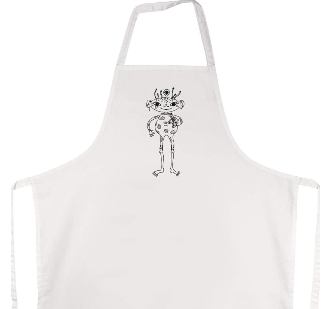 'alien Flowers' Apron