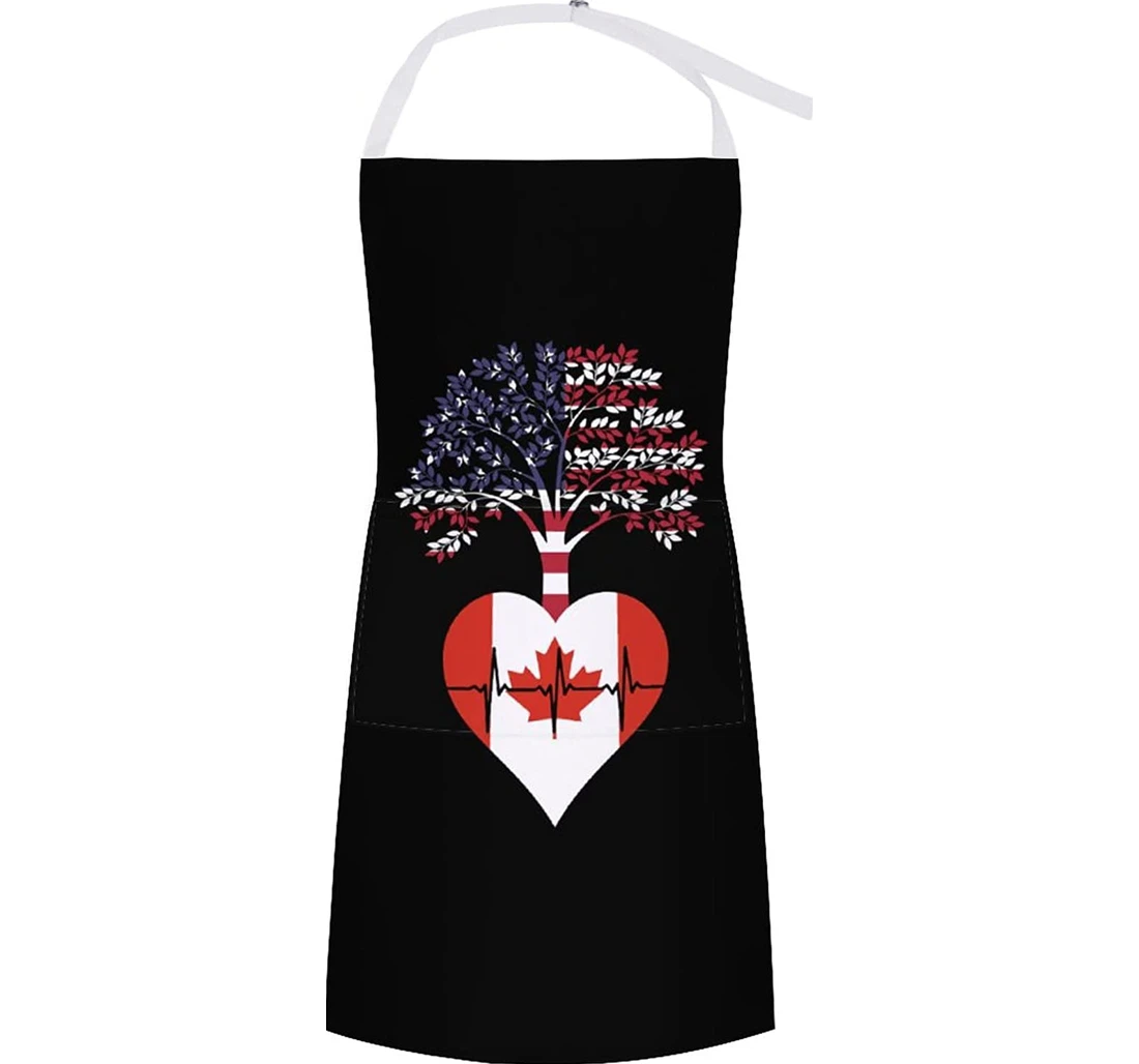 Canada Us Root Heartbeat Apron