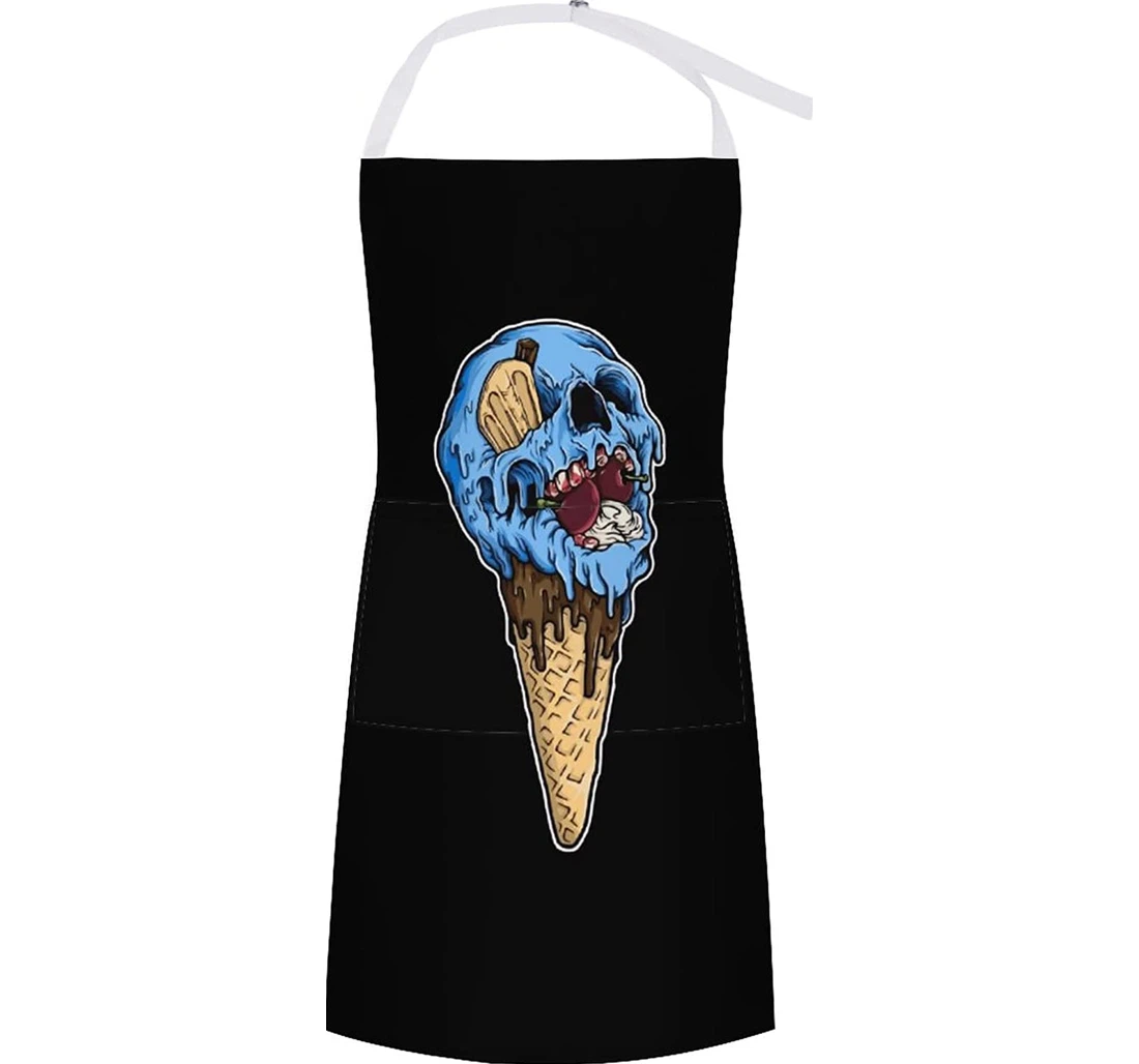 Skull Ice Cream Apron