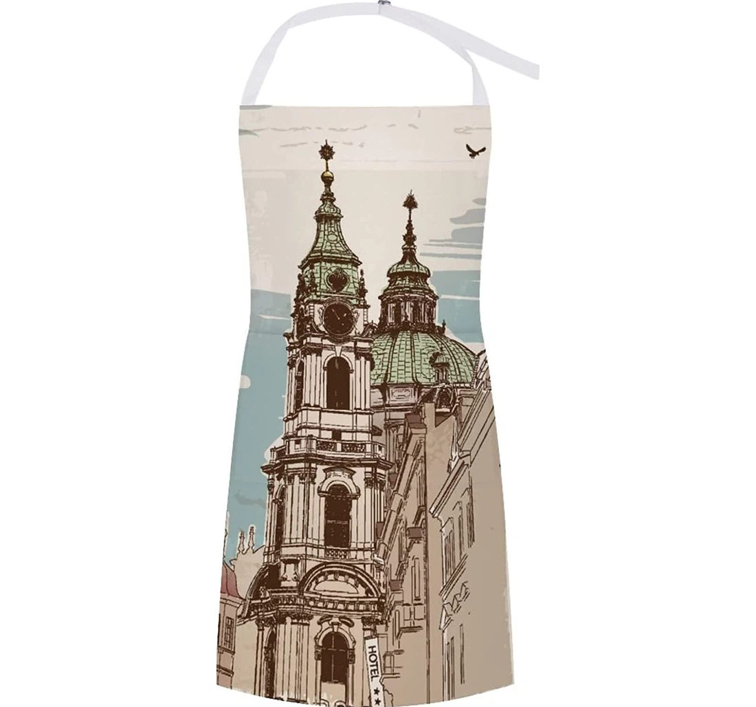 Saint Nicholas Cathedral In Prague Apron