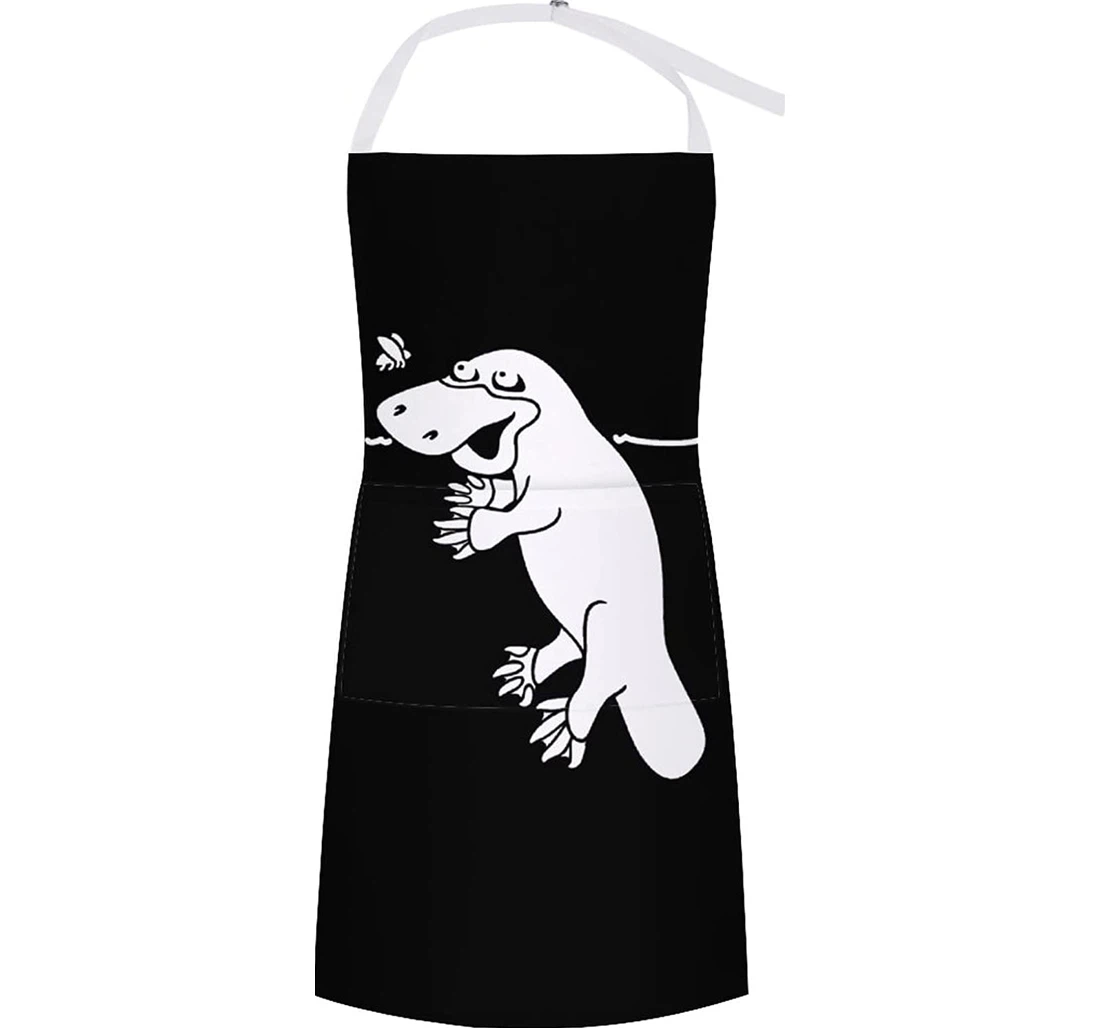 Black Platypus And Bee Apron