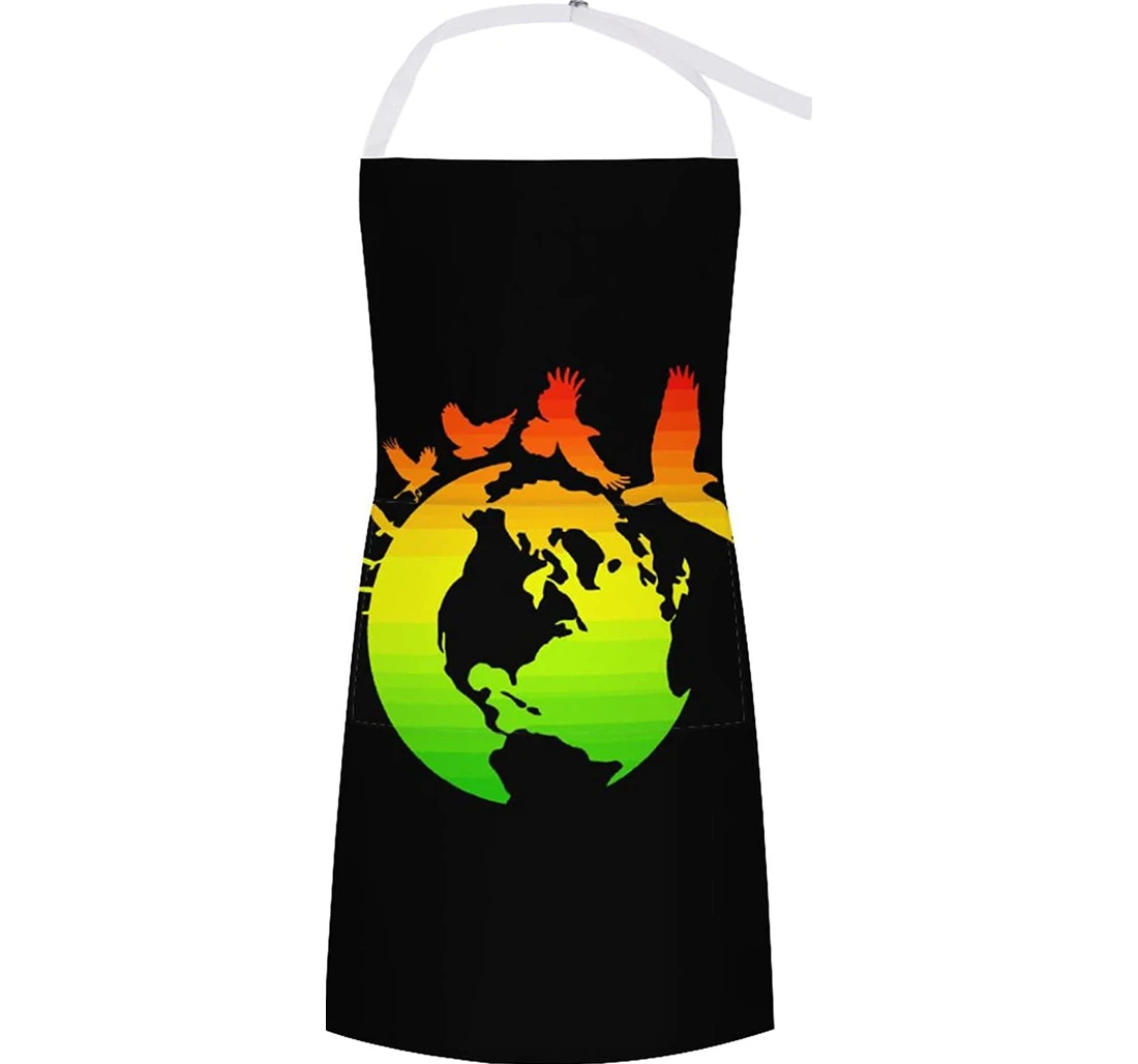 Earth Peace Doves Apron