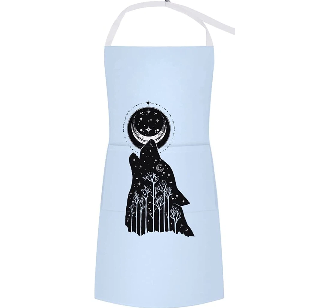 Howing Wolf Apron