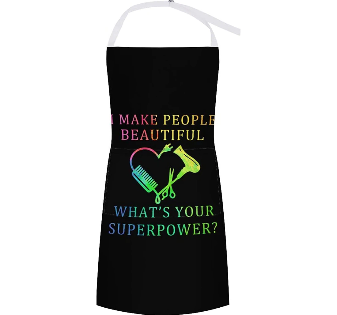 I Make People Beautiful Hairstylist Apron