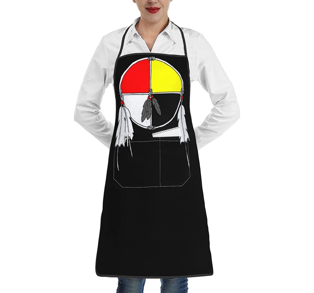 Medicine Wheel Native Americans Apron