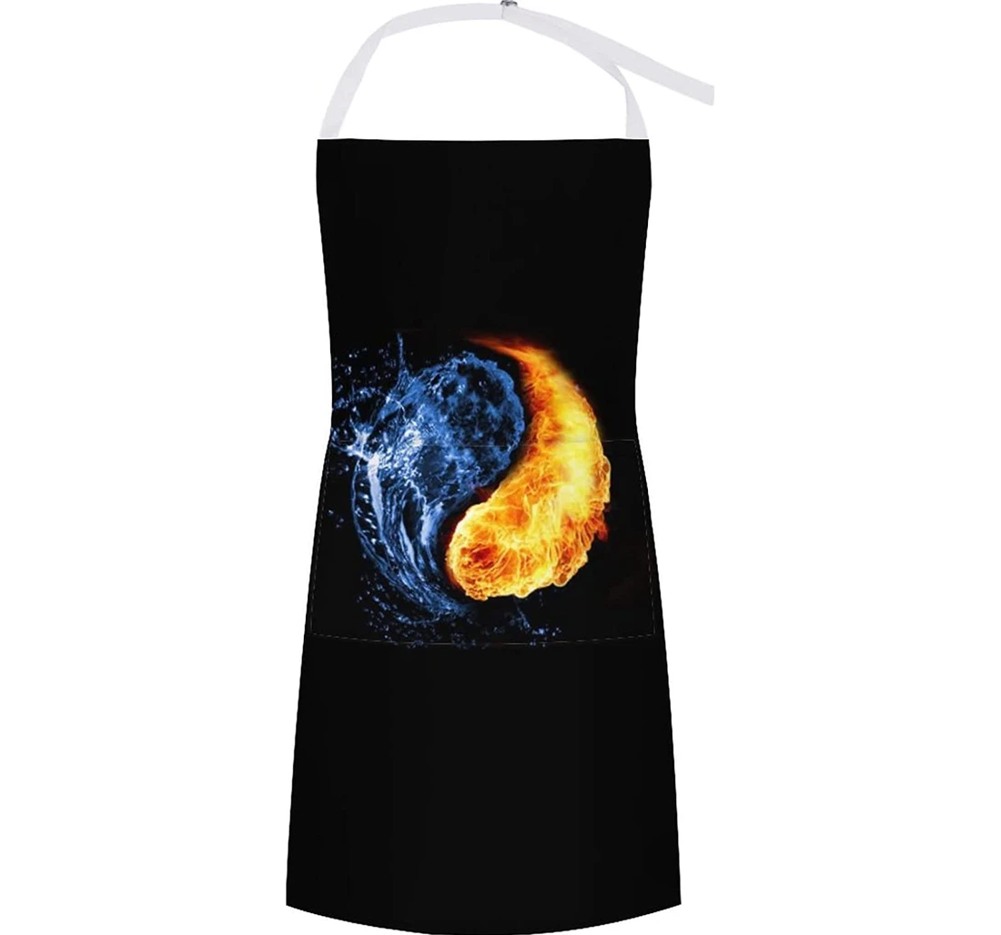 Fire And Water Yin Yang Apron