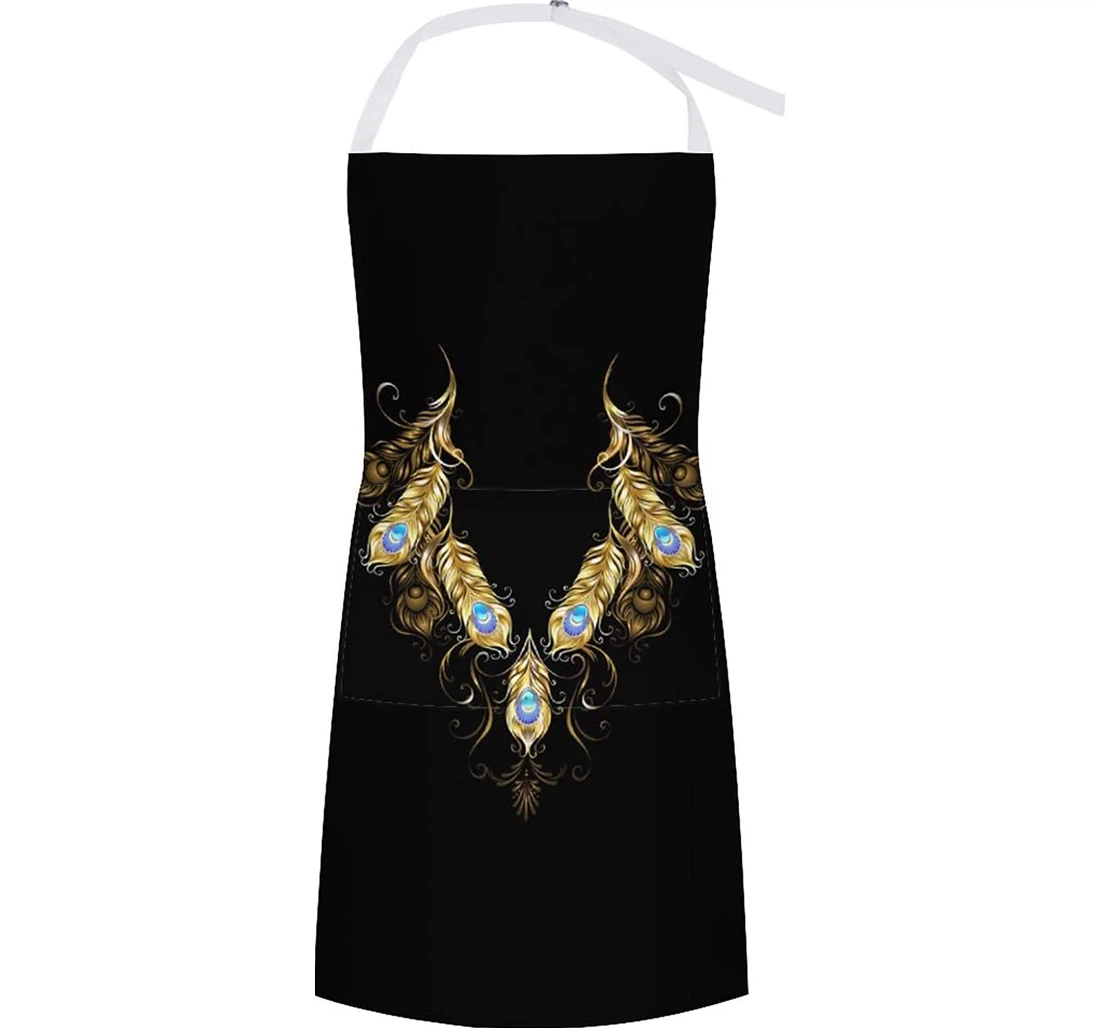 Peacock Feather Apron