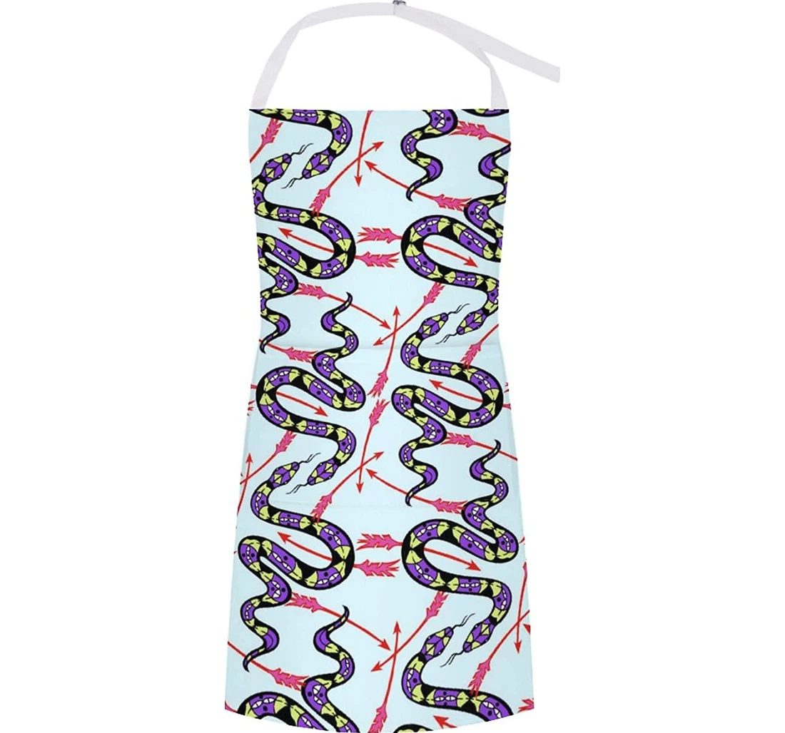 Purple Snake Arrows Apron