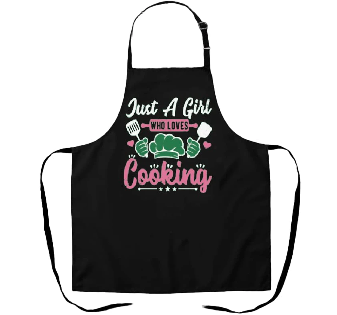 Funny Just A Girl Who Loves Apron Gift Chef Gift Mom Lover Gift Apron