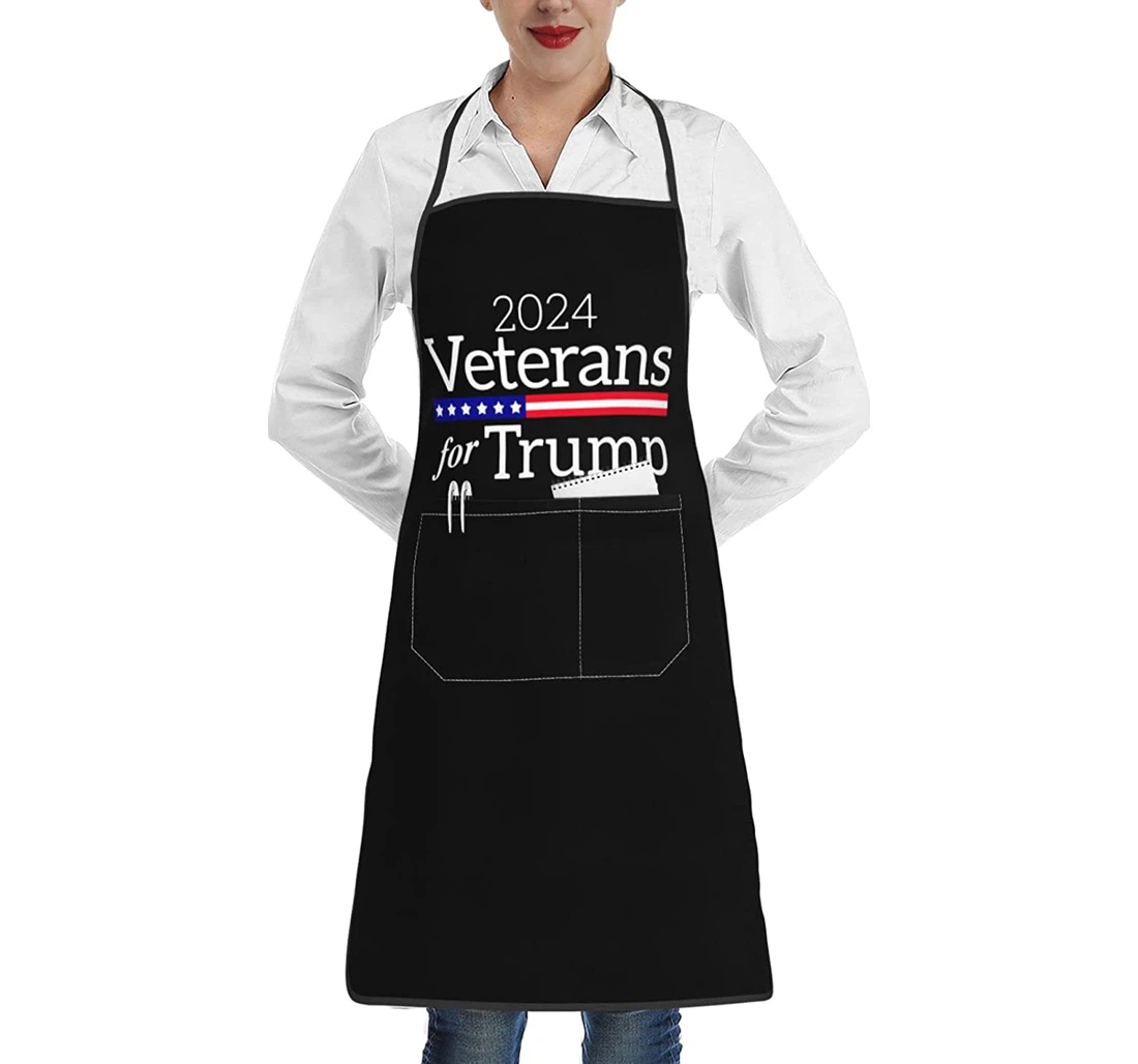 Veterans Trump Pocket Wai Cloth Chef Apron