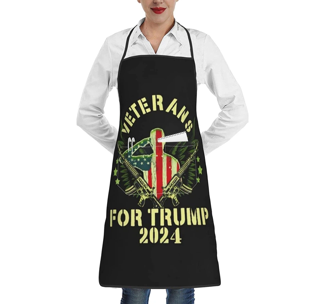 Veterans Trump Pocket Wai Cloth Chef Apron