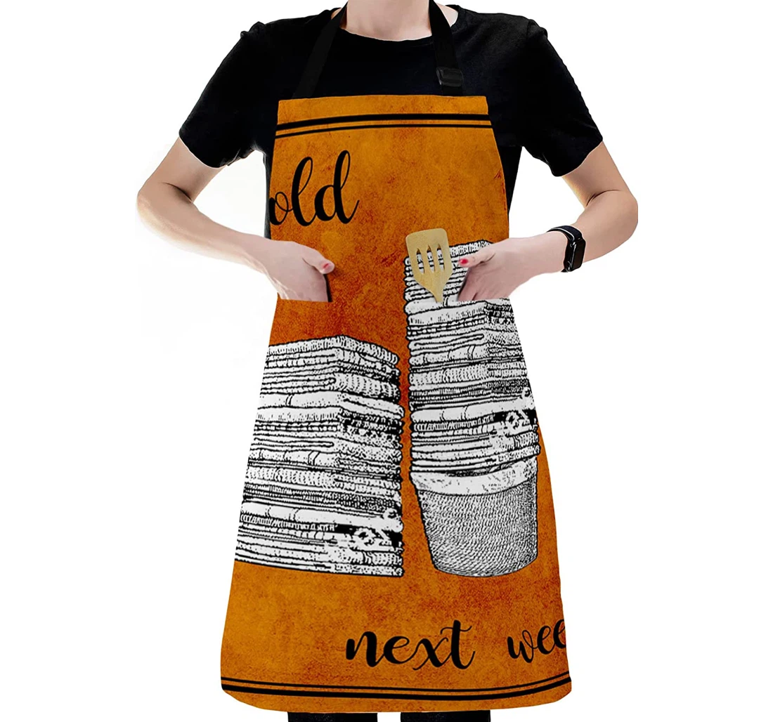 Vintage Country Style Laundry Room Theme Apron