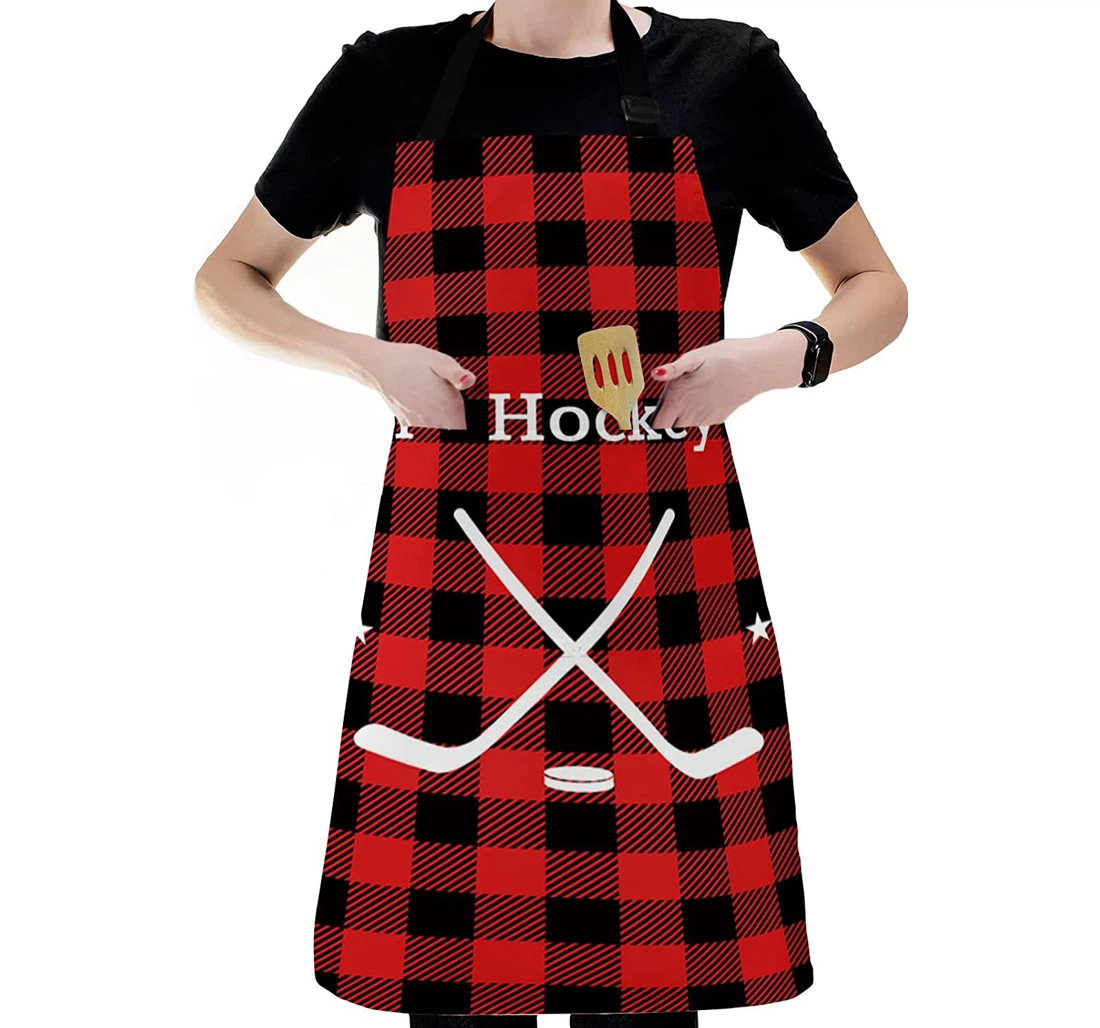 I Love Hockey Quotes Apron