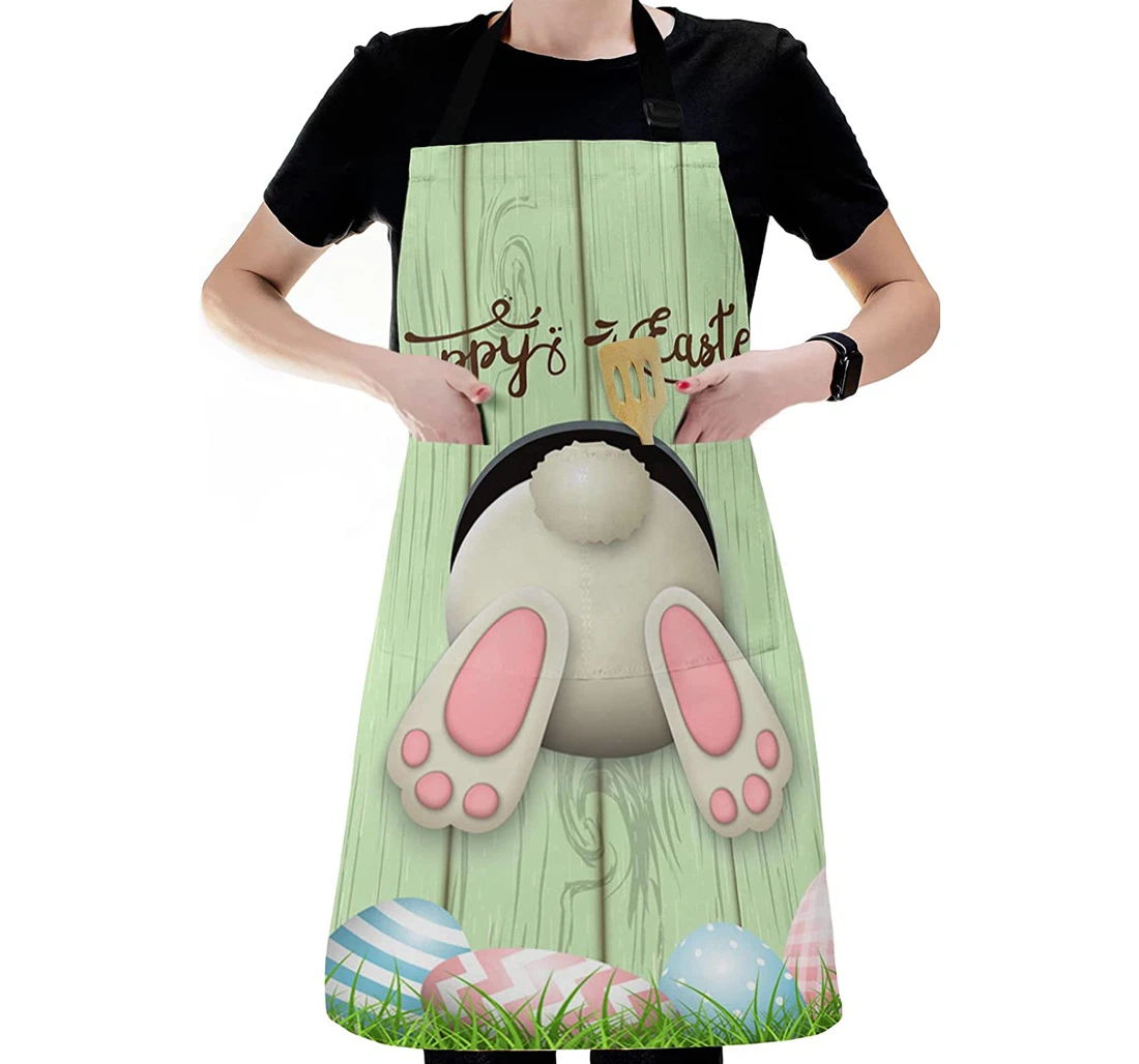 Bunny Tail Easter Egg Grassland Apron