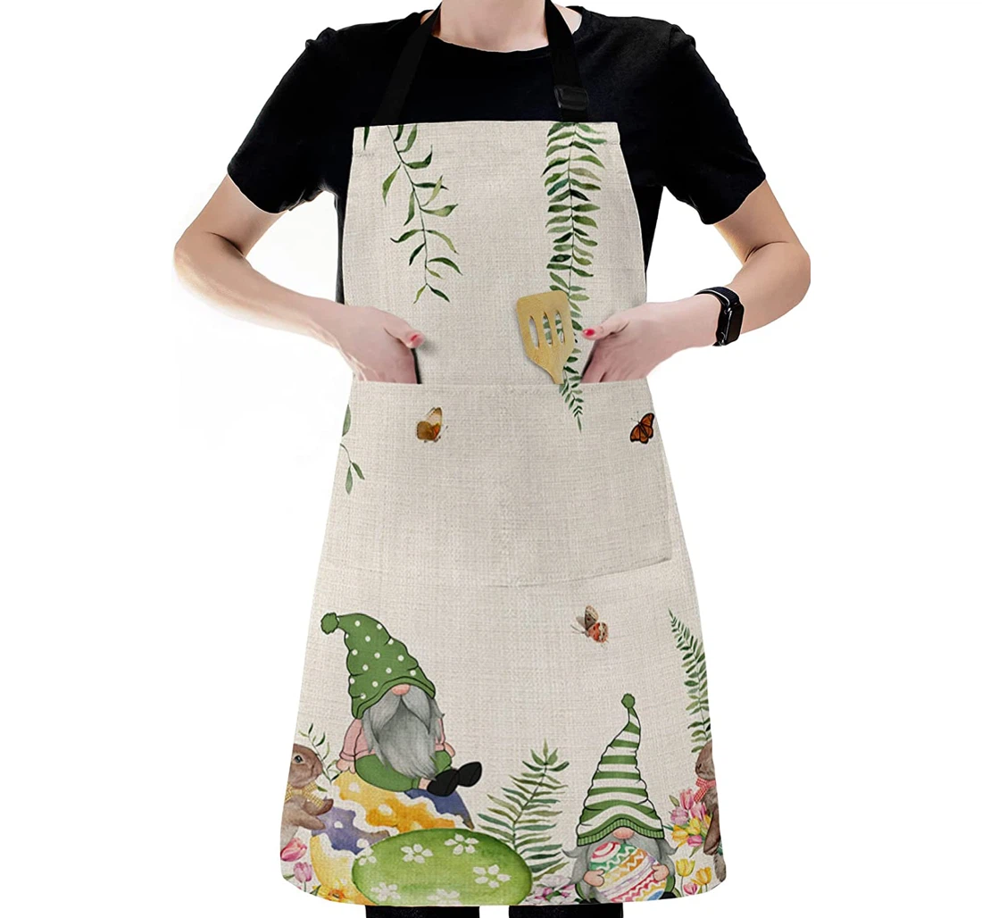 Dwarf Easter Bunny Egg Eucalyptus Leaves Apron