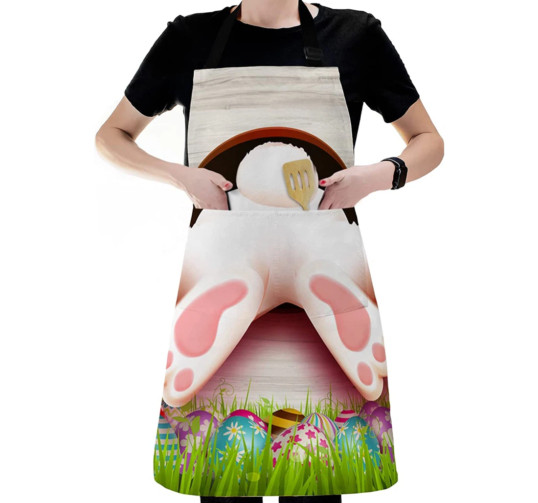 Easter Bunny Tail Egg Grassland Apron