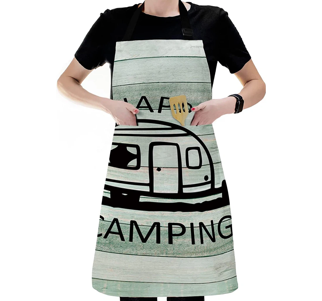 Happy Camping Quotes Car Apron