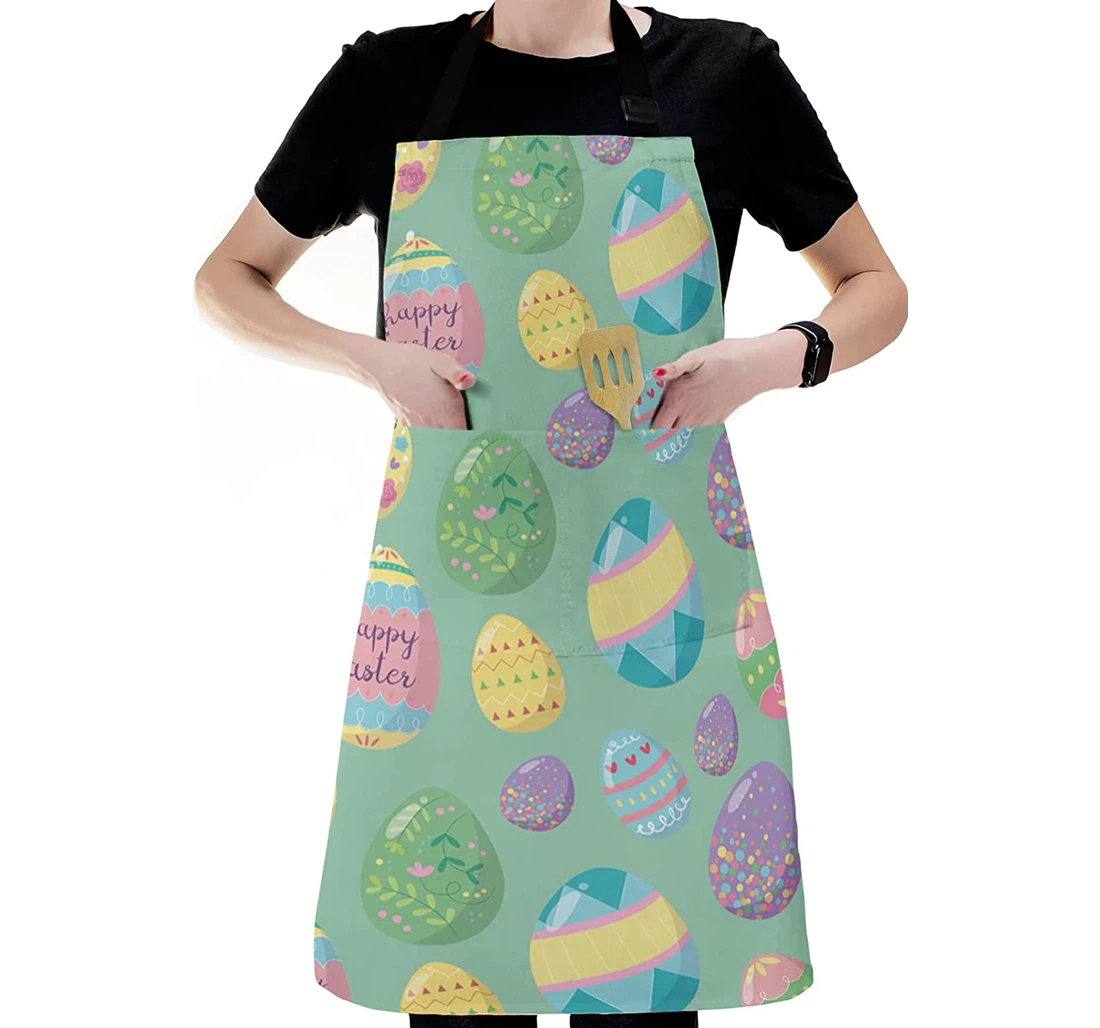 Easter Egg Seamless Style Apron