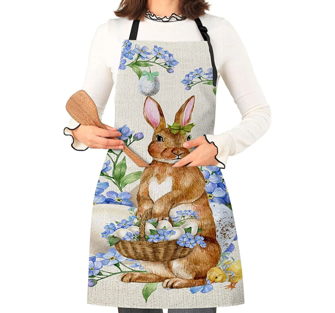 Rabbit Easter Bunny Egg Apron