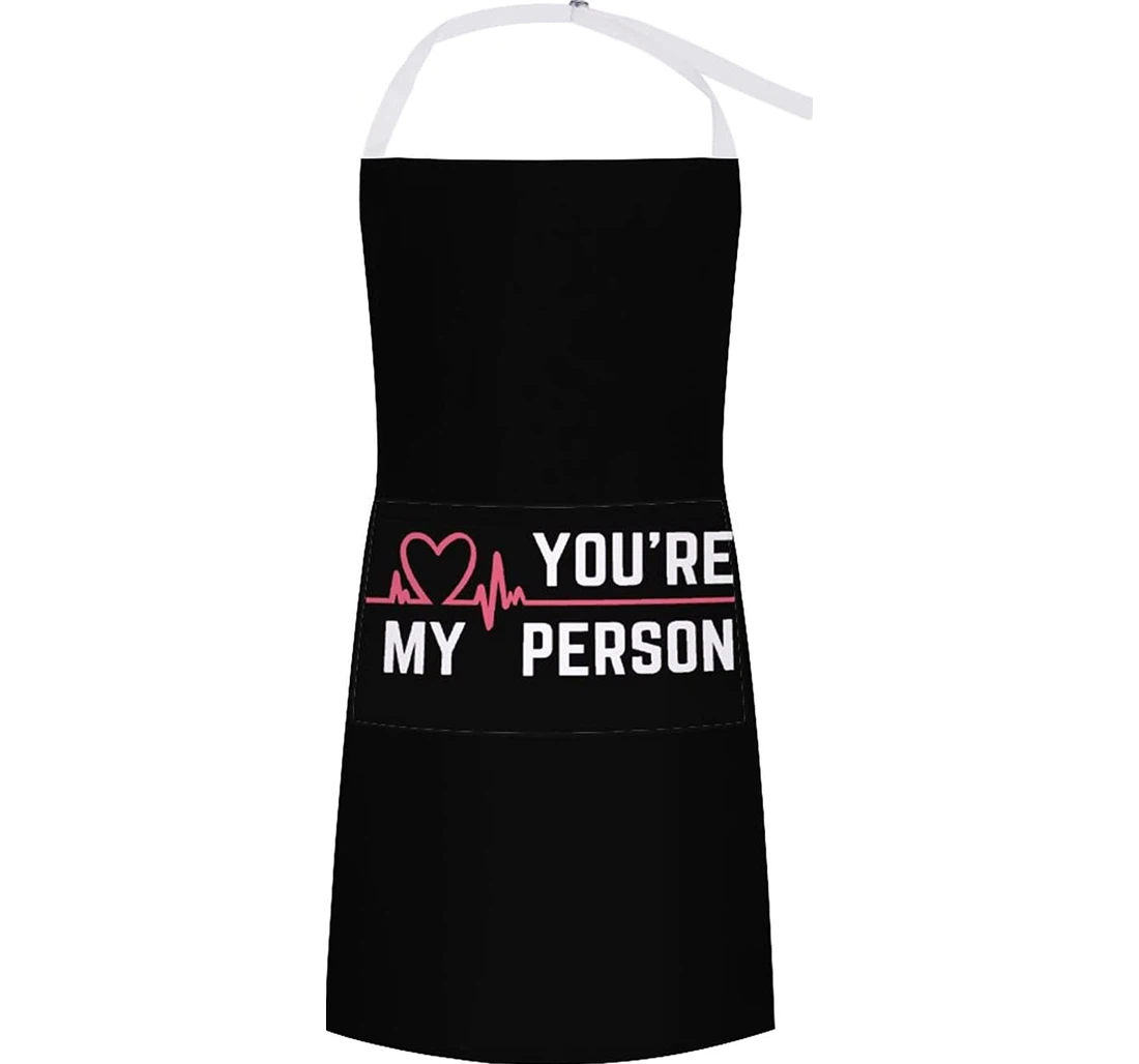 Heartbeat You're My Person Apron