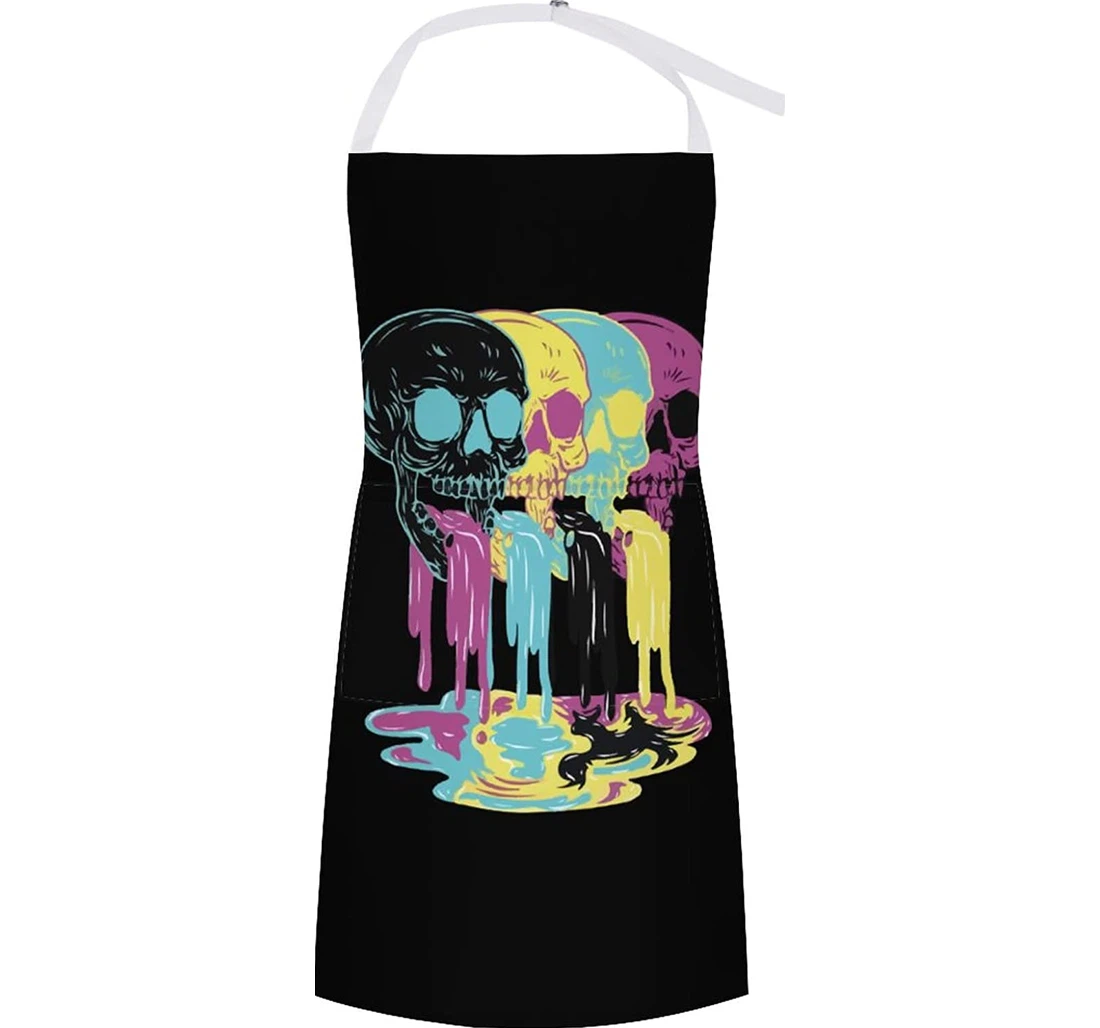 Skulls Melting Apron