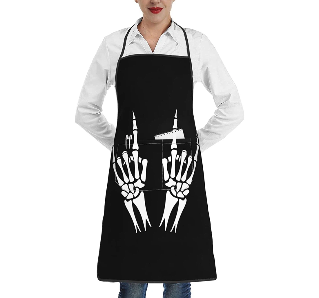 Skeleton Hand Pocket Wai Apron