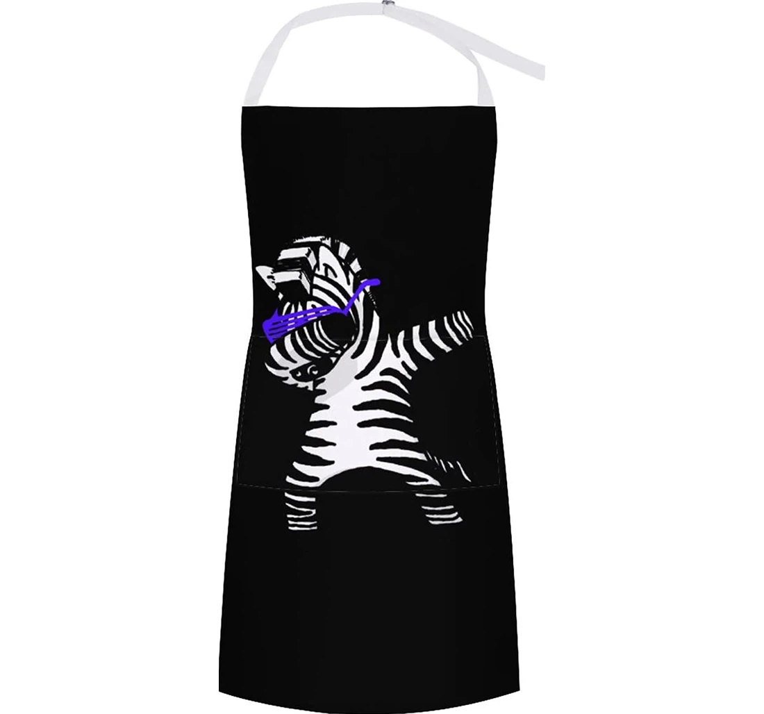 Dabbing Zebra Apron