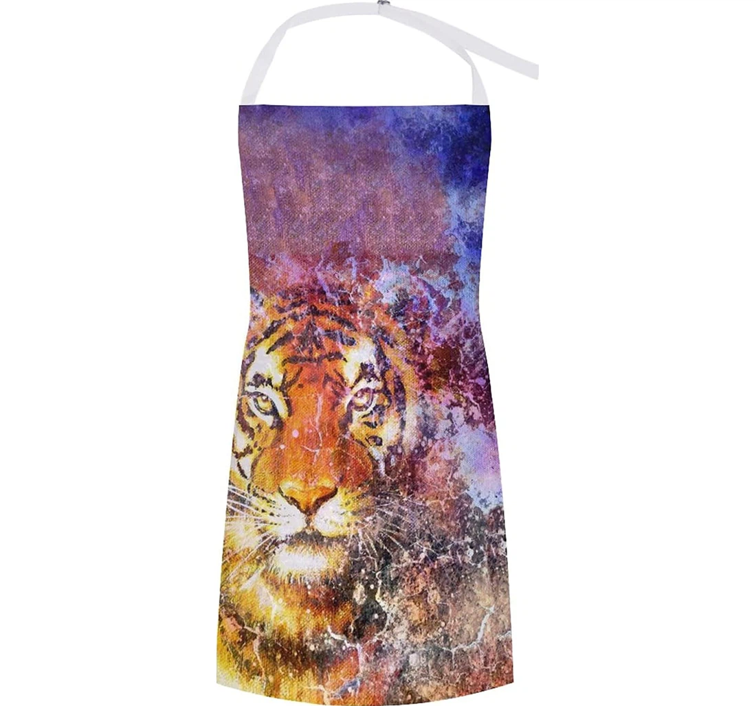 Tiger In Space Apron