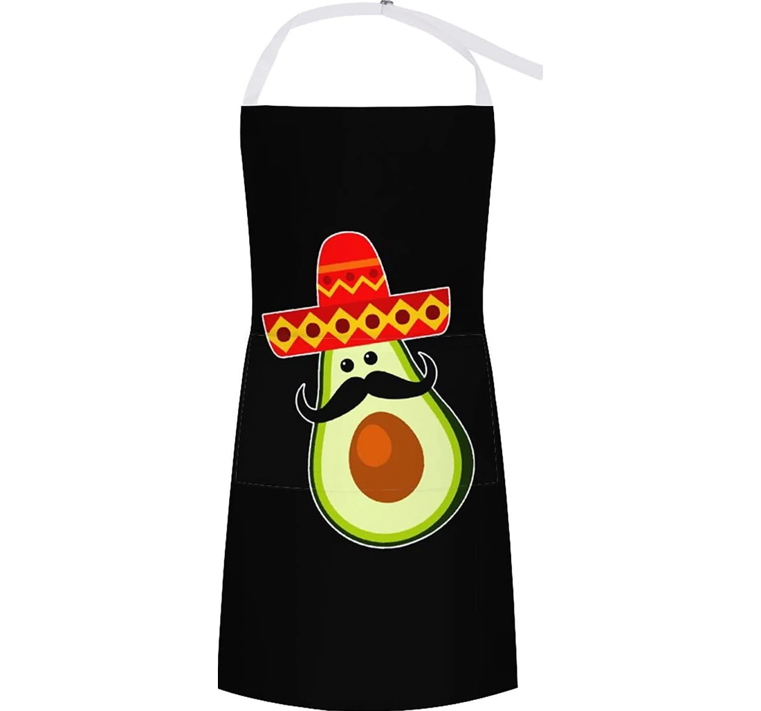 Mexican Avocado Sombrero Apron