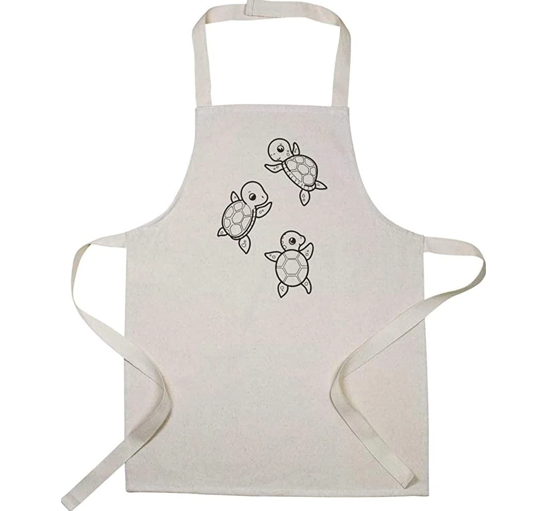 'swimming Baby Turtles' Apron