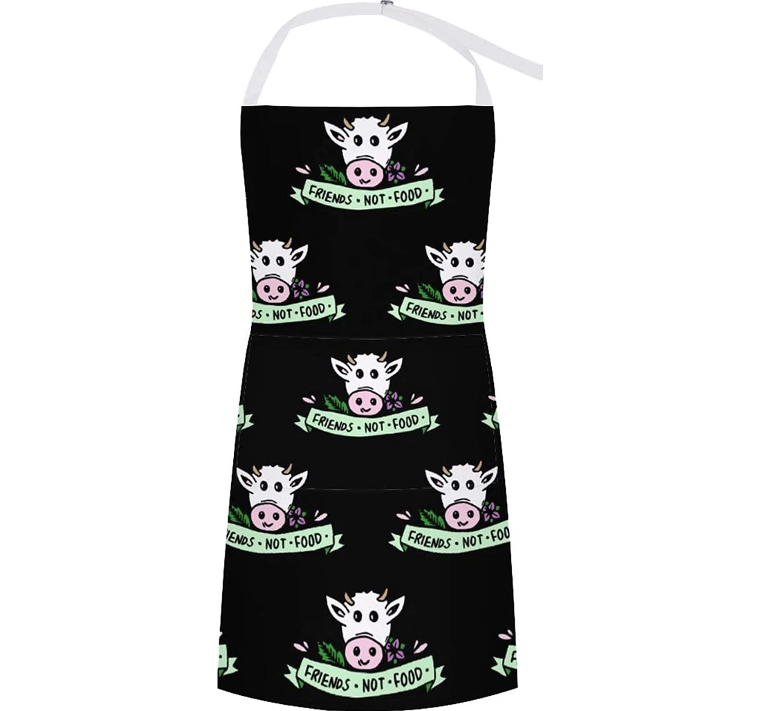 Vegan Friends Not Food Apron