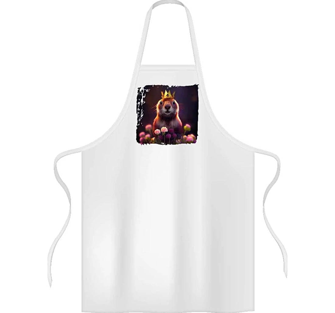 Cute Marmot Funny Animal Apron