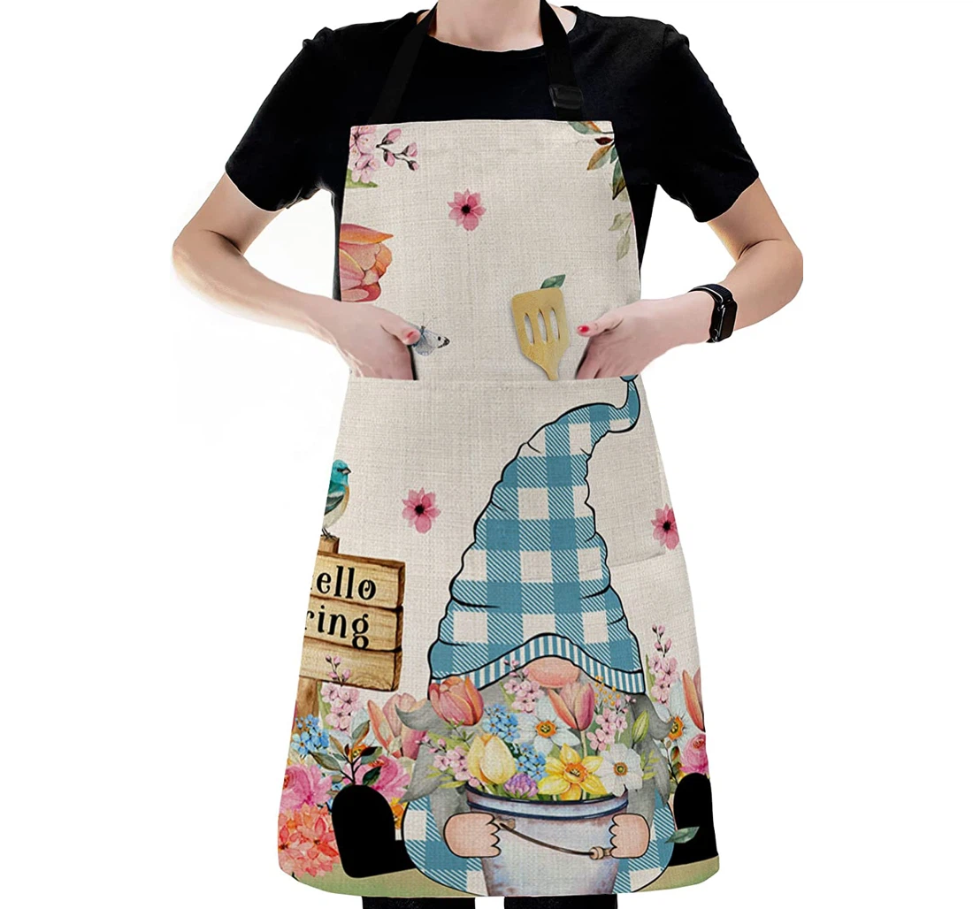 Spring Dwarf Tulips Flower Plants Apron