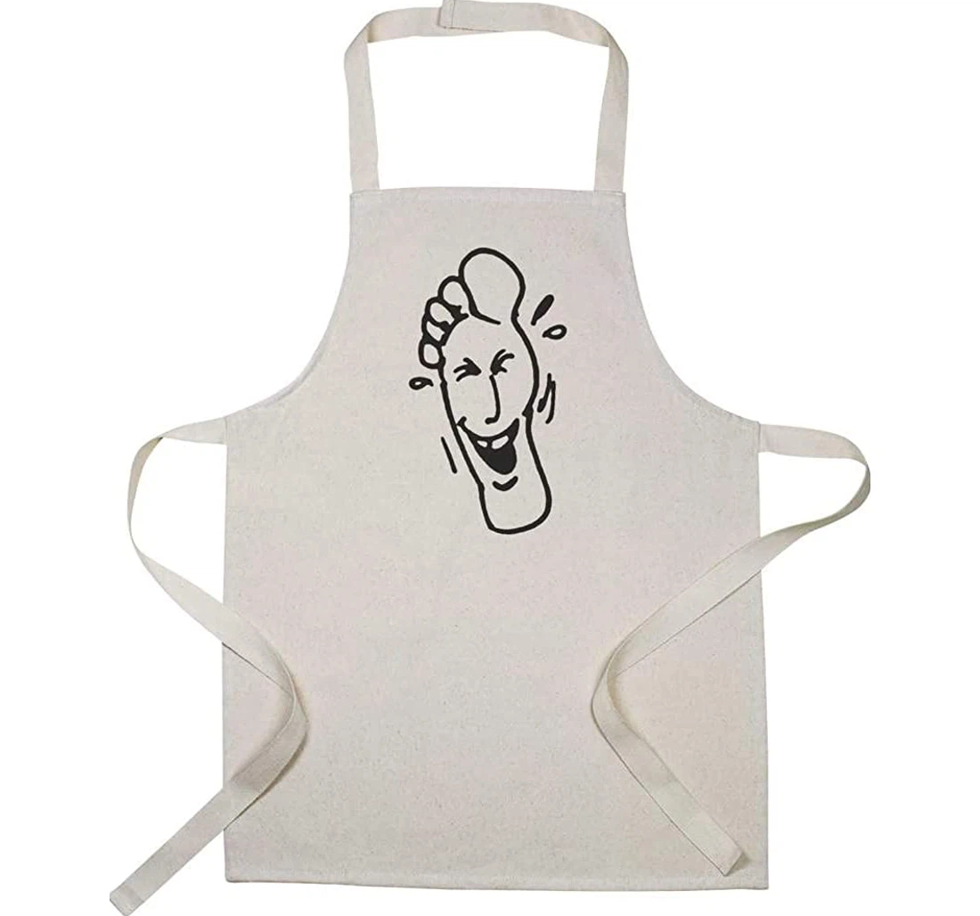 'lauging Foot' Apron