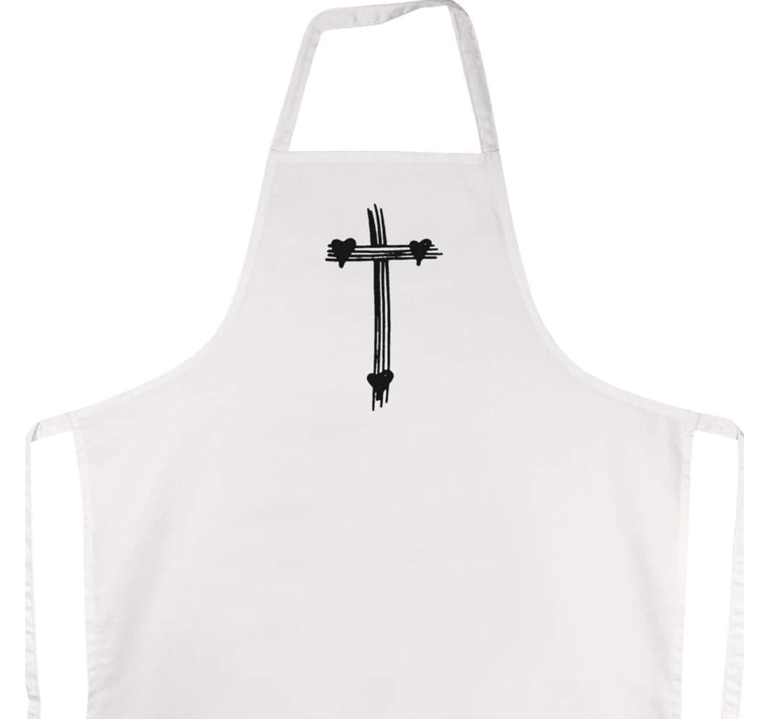 'heart Cross' Apron