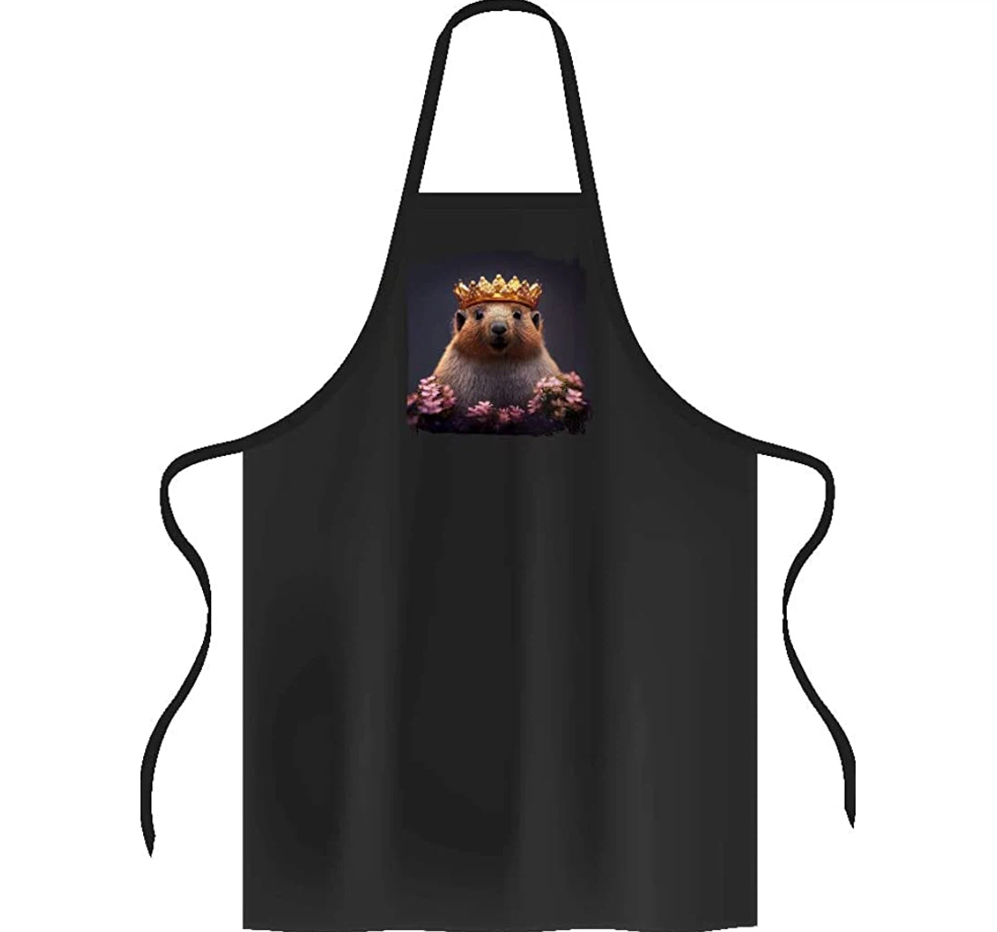 Woodchuck Art Queen Unique Apron