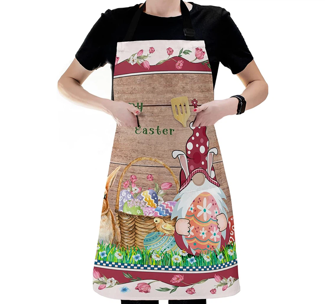 Easter Dwarf Egg Bunny Grassland Basket Apron