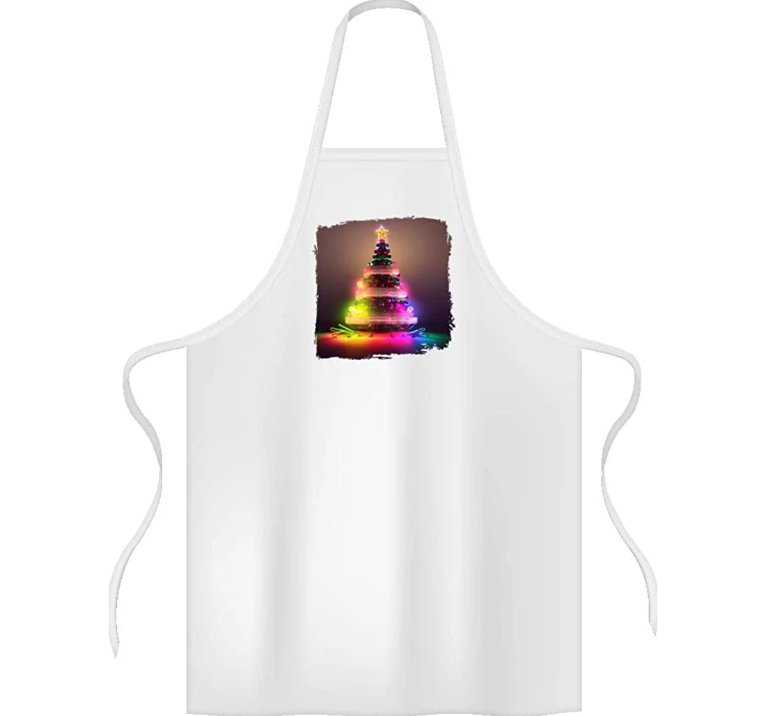 Fir Tree Colorful Tree Apron