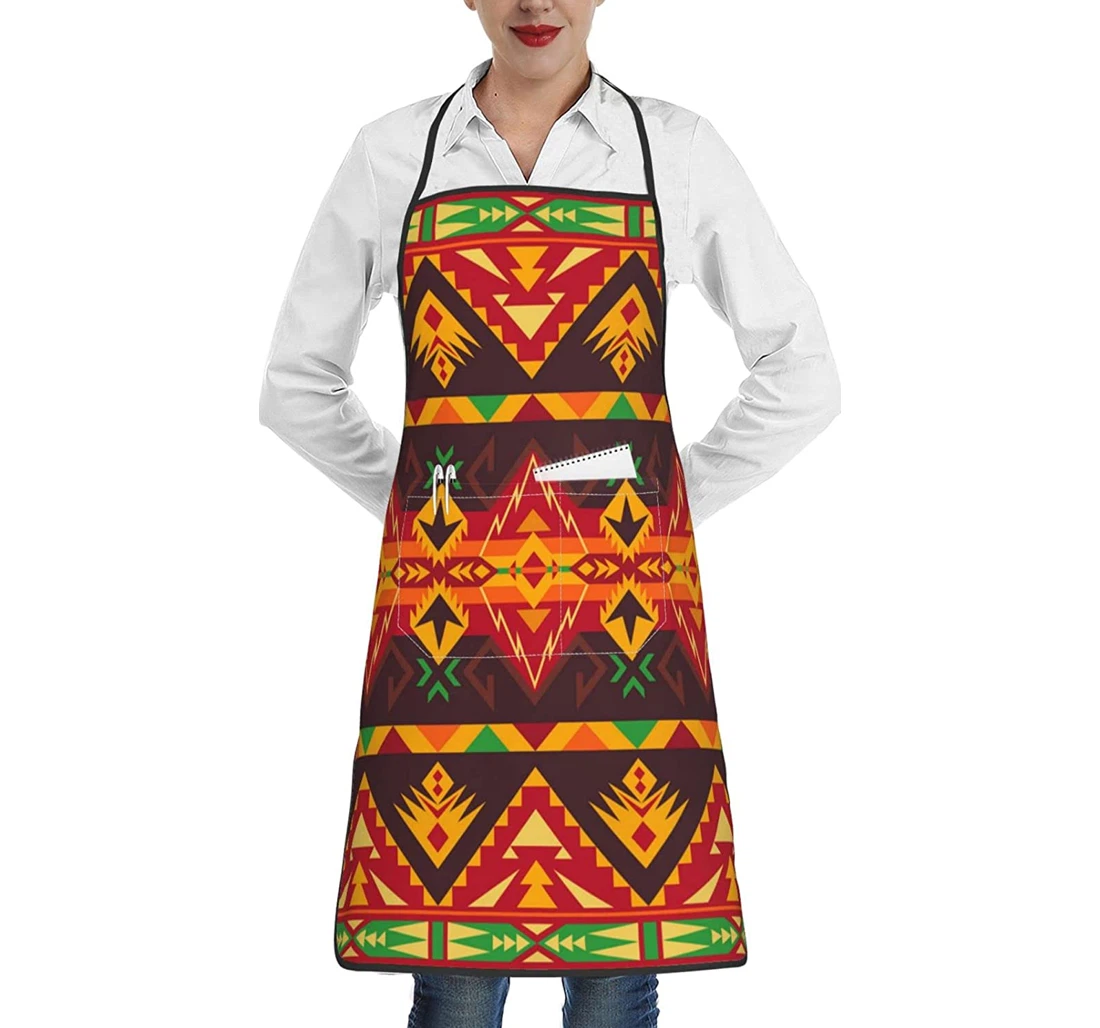 Native Southwest American Indian Aztec Navajo Apron