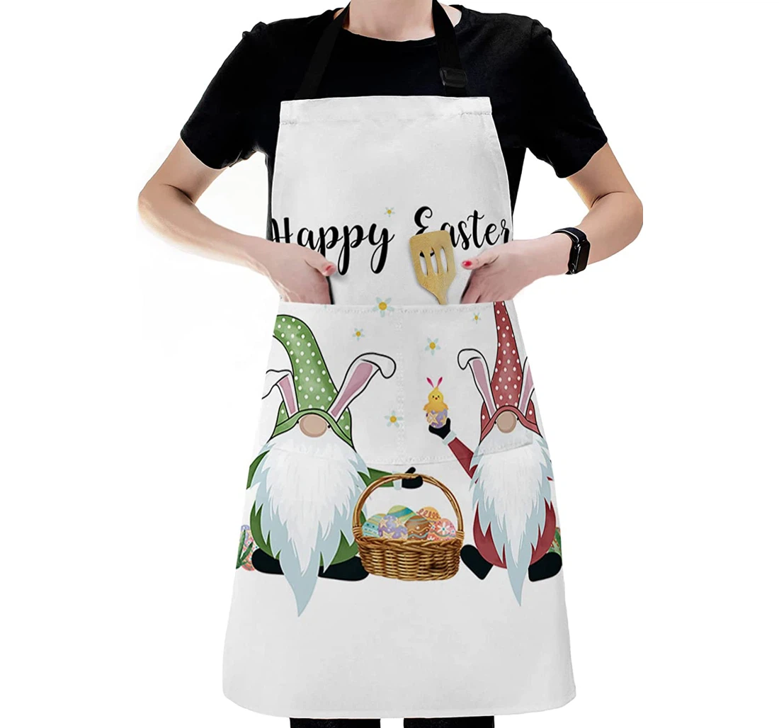 Happy Easter Day Dwarf White Apron